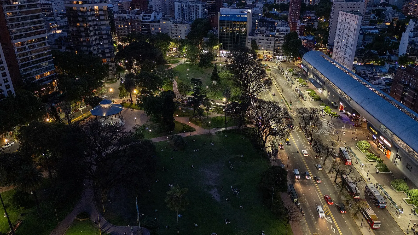 Barrancas de Belgrano at Dusk — Belgrano, Buenos Aires